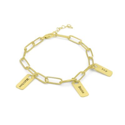 Melissa Name Bracelet [18K Gold Vermeil]