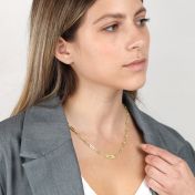 Melissa Paperclip Name Necklace [18K Gold Vermeil]